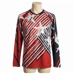 Reusch Men Patriot II Profit GK Jersey Navy Red Long Sleeve Soccer Shirt Adult M